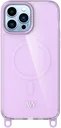 AVY Apple iPhone 13 Pro Max Hoesje MagSafe met Koord Haakjes Paars