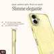AVY Apple iPhone 16 Hoesje MagSafe met Koord Haakjes Geel afbeelding 7