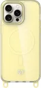 AVY Apple iPhone 15 Pro Max Hoesje MagSafe met Koord Haakjes Geel