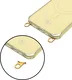 AVY Apple iPhone 13 Pro Max Hoesje MagSafe met Koord Haakjes Geel afbeelding 15