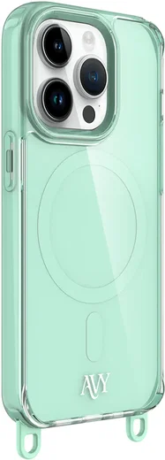 AVY Apple iPhone 14 Pro Hoesje MagSafe met Koord Haakjes Matcha afbeelding 12