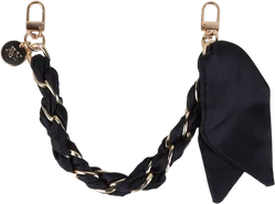 AVY Universeel Sjaal Telefoonkoord / Polsbandje (32CM) Bandana Black afbeelding