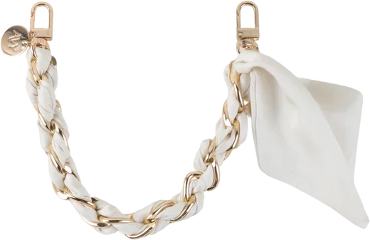 AVY Universeel Sjaal Telefoonkoord / Polsbandje (32CM) Bandana Beige afbeelding 1