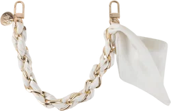 AVY Universeel Sjaal Telefoonkoord / Polsbandje (32CM) Bandana Beige afbeelding