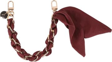 AVY Universeel Sjaal Telefoonkoord / Polsbandje (32CM) Bandana Burgundy