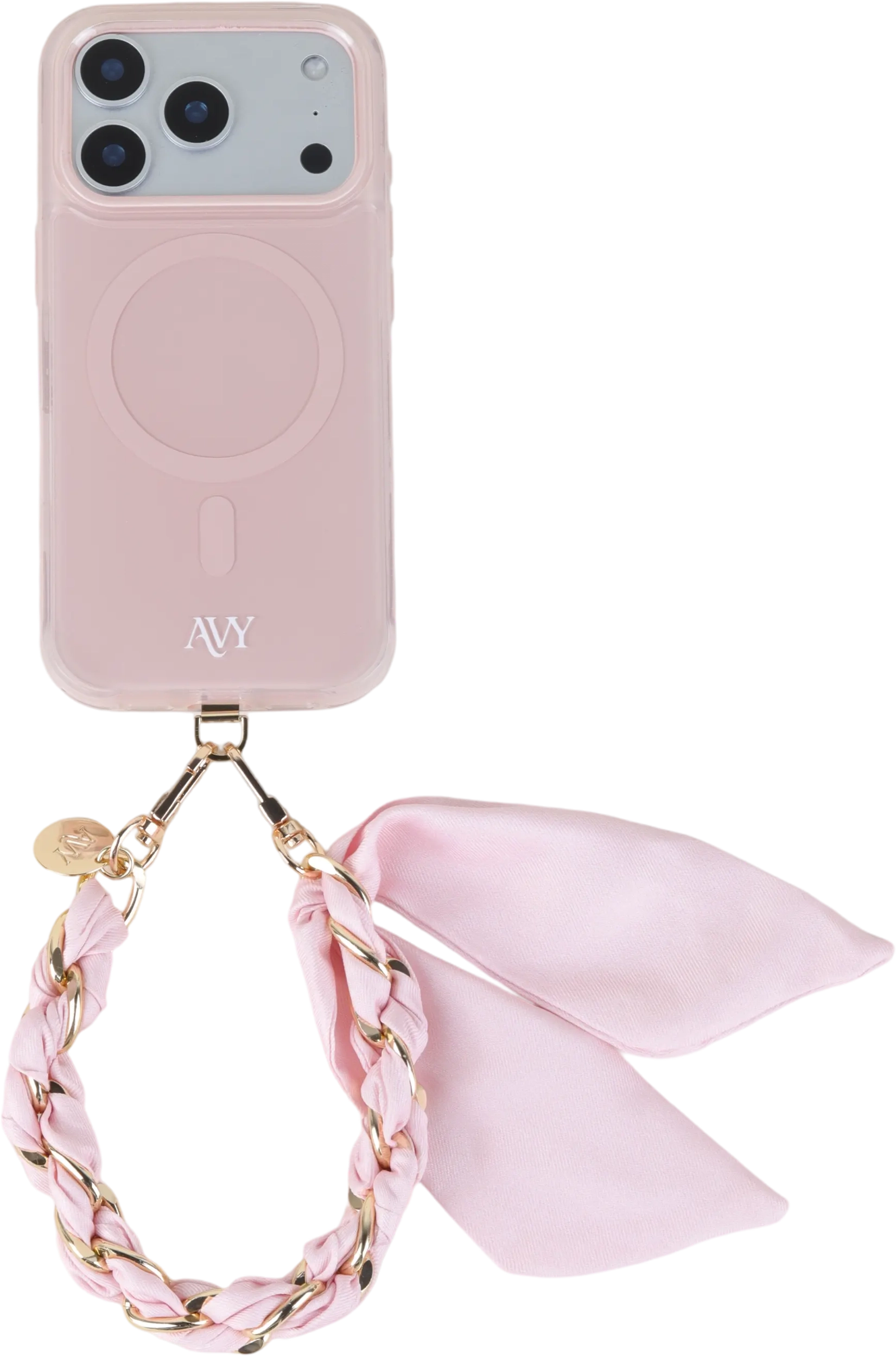 AVY Universeel Sjaal Telefoonkoord / Polsbandje (32CM) Bandana Pink afbeelding 9