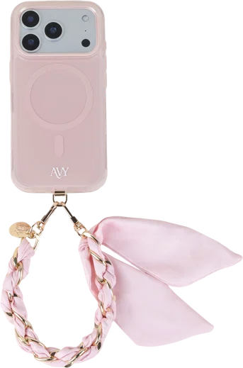 AVY Universeel Sjaal Telefoonkoord / Polsbandje (32CM) Bandana Pink afbeelding 9