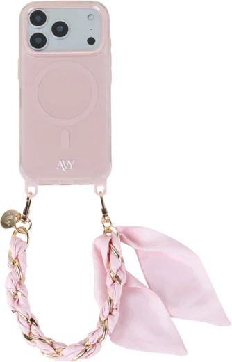 AVY Universeel Sjaal Telefoonkoord / Polsbandje (32CM) Bandana Pink afbeelding 12