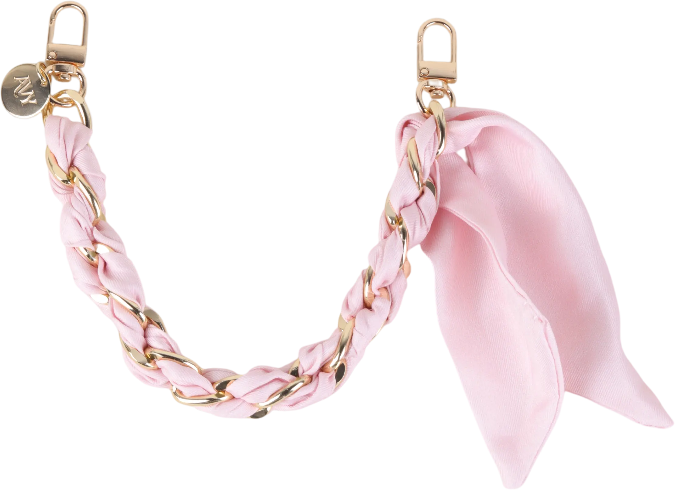 AVY Universeel Sjaal Telefoonkoord / Polsbandje (32CM) Bandana Pink afbeelding 1