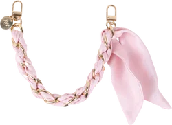 AVY Universeel Sjaal Telefoonkoord / Polsbandje (32CM) Bandana Pink afbeelding