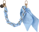 AVY Universeel Sjaal Telefoonkoord / Polsbandje (32CM) Bandana Blue