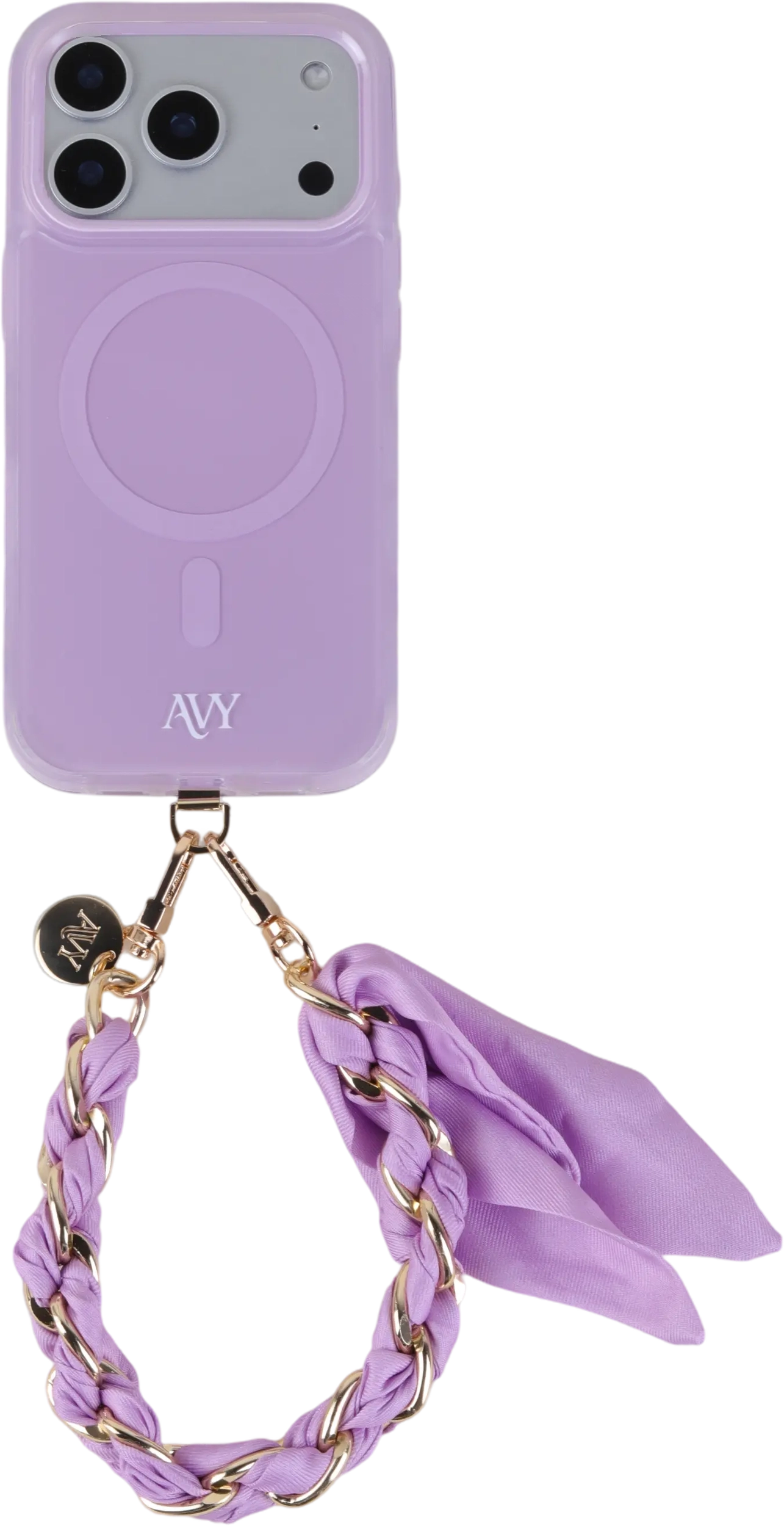 AVY Universeel Sjaal Telefoonkoord / Polsbandje (32CM) Bandana Purple afbeelding 11