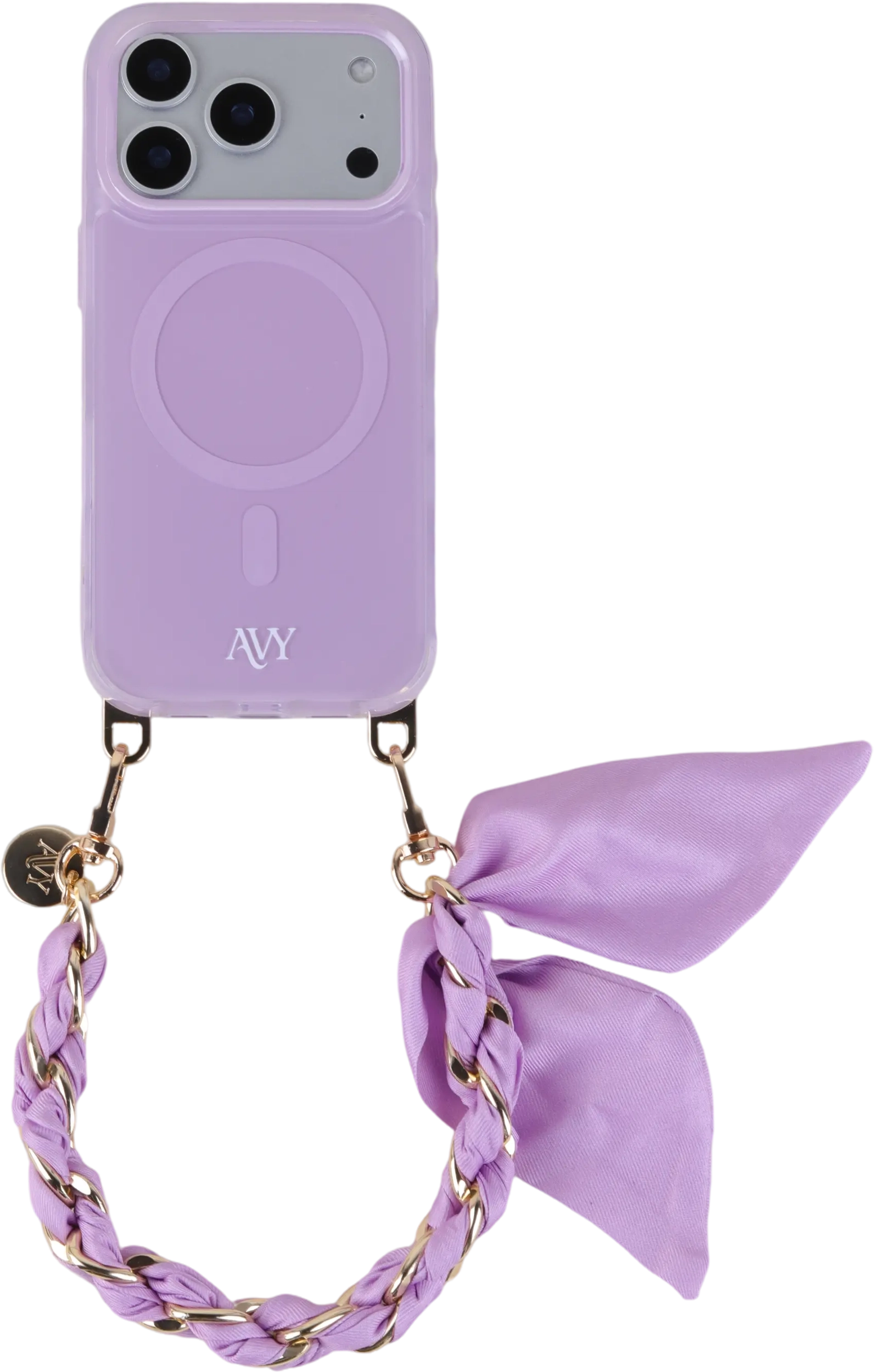 AVY Universeel Sjaal Telefoonkoord / Polsbandje (32CM) Bandana Purple afbeelding 13