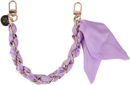 AVY Universeel Sjaal Telefoonkoord / Polsbandje (32CM) Bandana Purple afbeelding 1