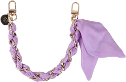 AVY Universeel Sjaal Telefoonkoord / Polsbandje (32CM) Bandana Purple afbeelding