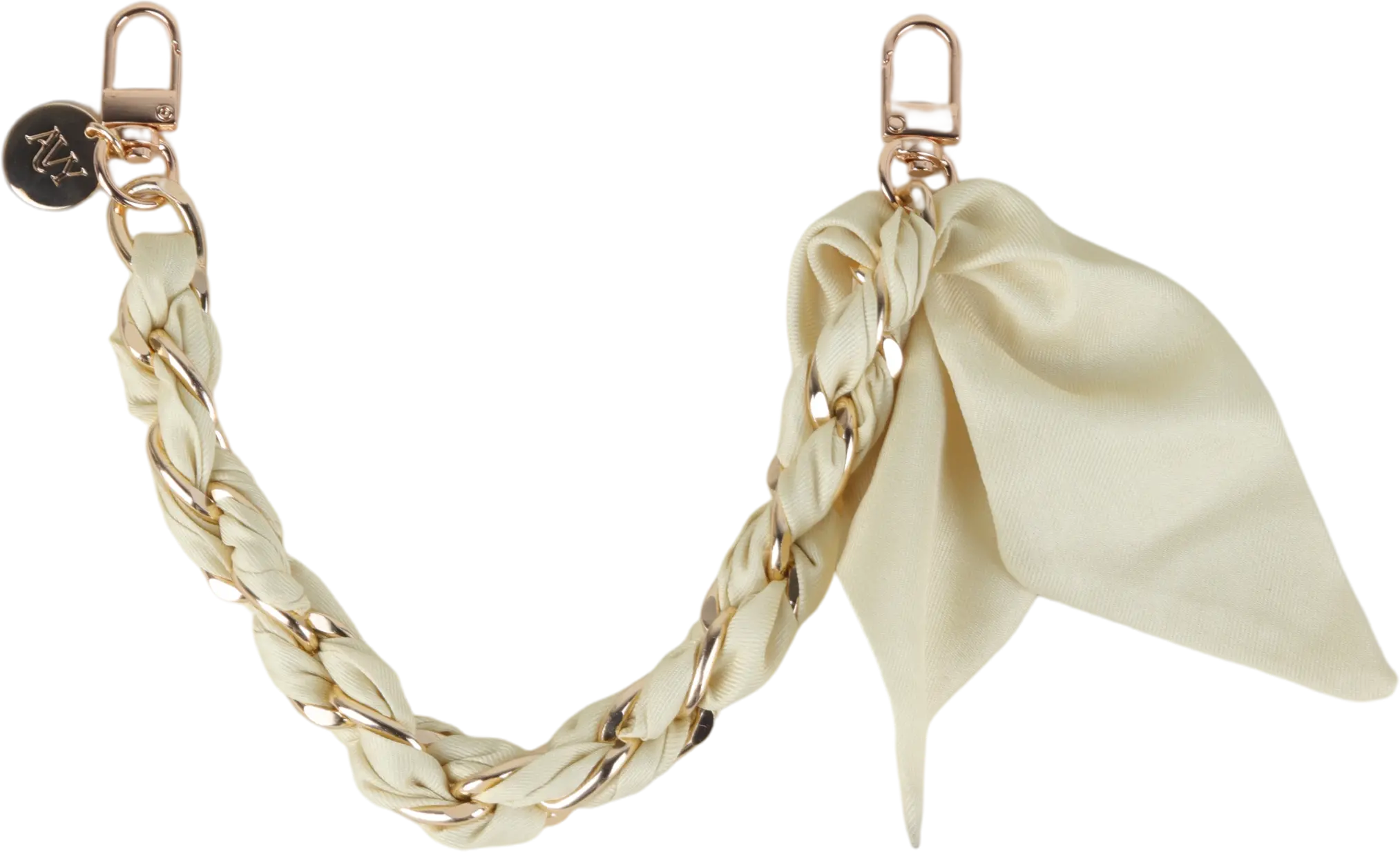AVY Universeel Sjaal Telefoonkoord / Polsbandje (32CM) Bandana Butter Yellow afbeelding 1