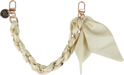 AVY Universeel Sjaal Telefoonkoord / Polsbandje (32CM) Bandana Butter Yellow afbeelding 1