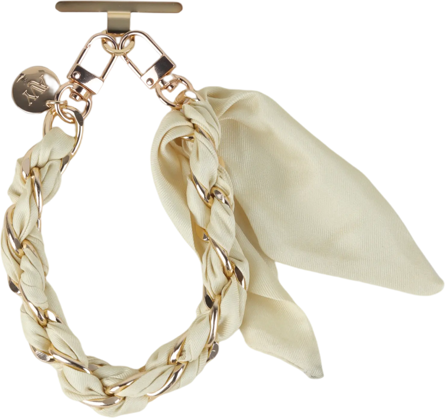 AVY Universeel Sjaal Telefoonkoord / Polsbandje (32CM) Bandana Butter Yellow afbeelding 10