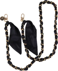 AVY Universeel Sjaal Crossbody Telefoonkoord (120CM) Bandana Black afbeelding