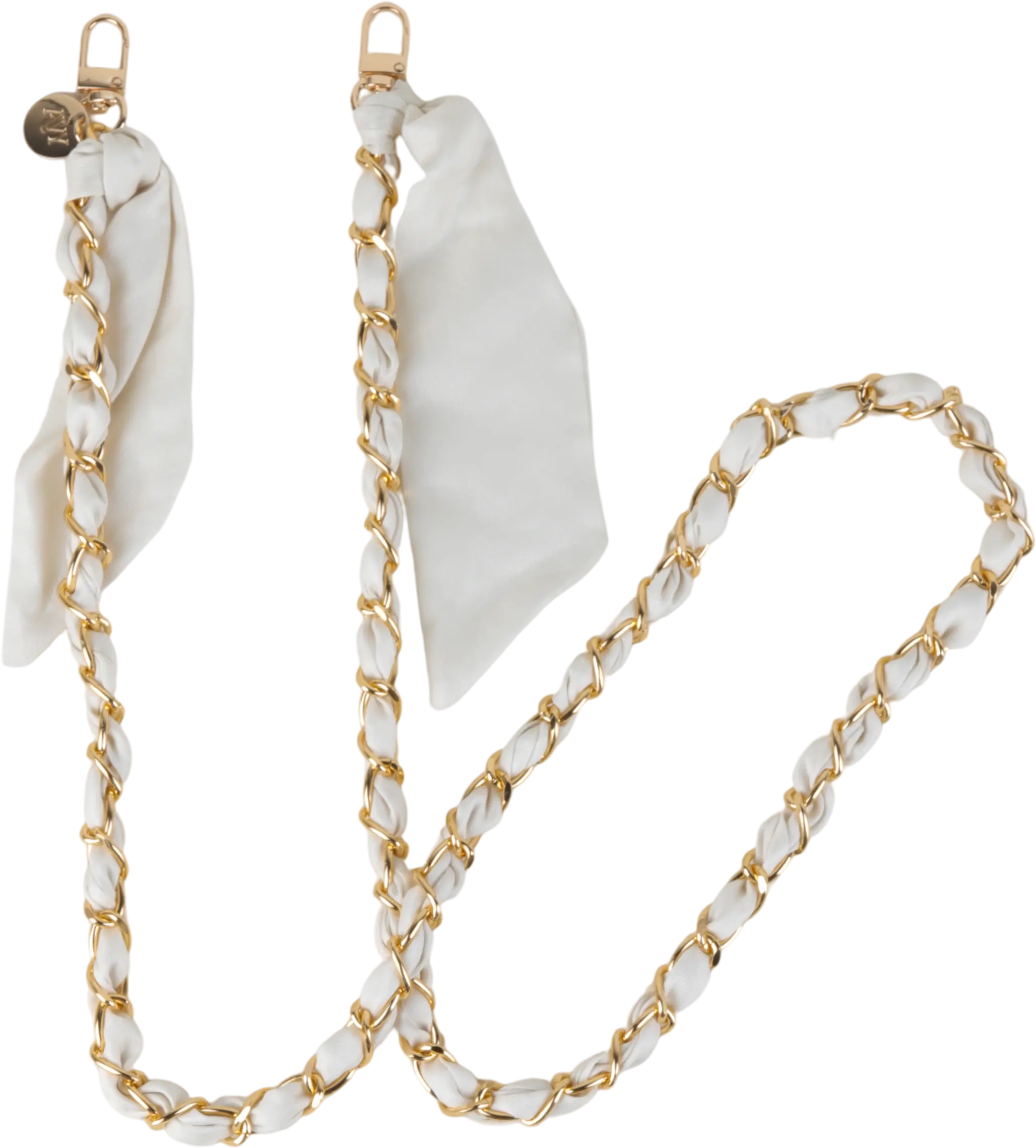 AVY Universeel Sjaal Crossbody Telefoonkoord (120CM) Bandana Beige afbeelding 4