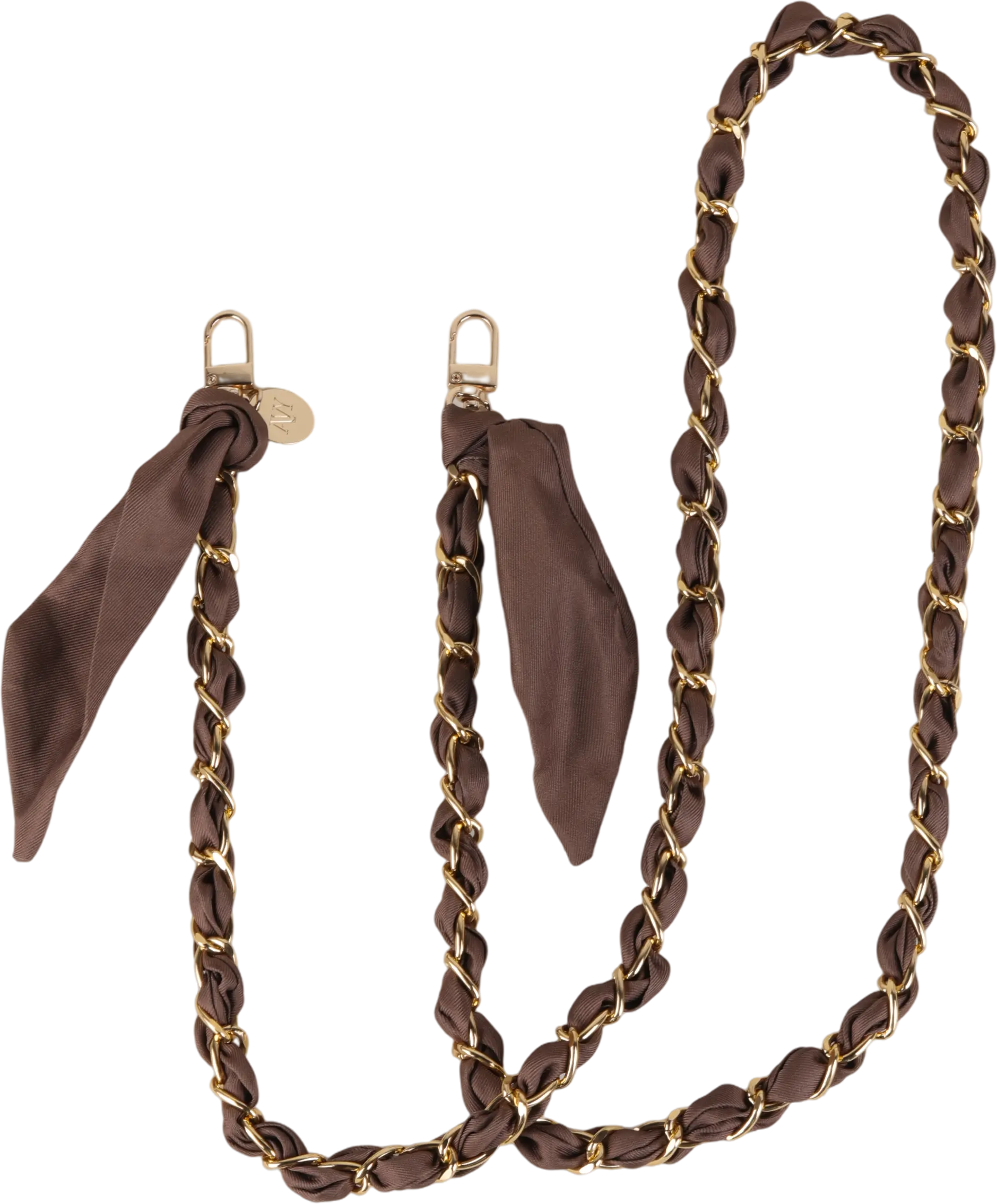 AVY Universeel Sjaal Crossbody Telefoonkoord (120CM) Bandana Brown afbeelding 1