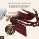AVY Universeel Sjaal Crossbody Telefoonkoord (120CM) Bandana Burgundy afbeelding 3