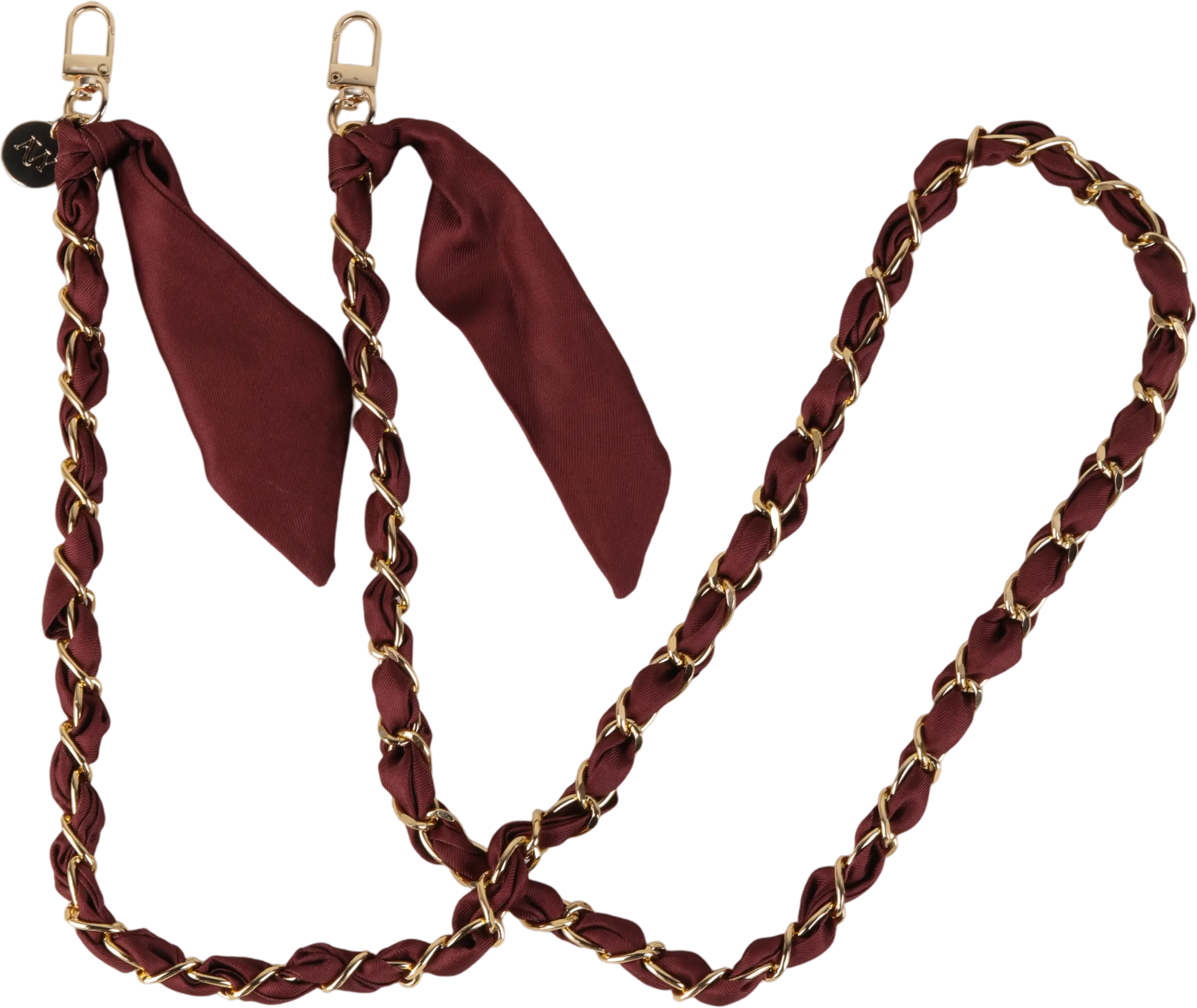 AVY Universeel Sjaal Crossbody Telefoonkoord (120CM) Bandana Burgundy afbeelding 4