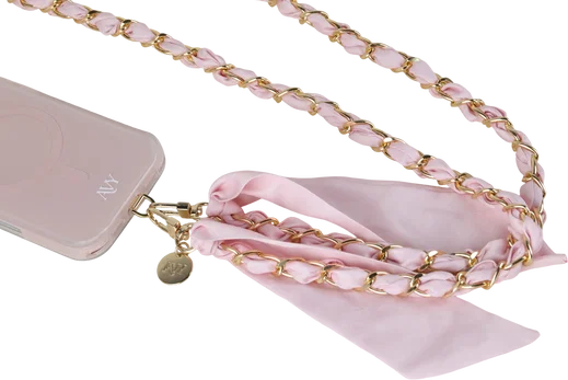 AVY Universeel Sjaal Crossbody Telefoonkoord (120CM) Bandana Pink afbeelding 10