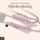 AVY Universeel Sjaal Crossbody Telefoonkoord (120CM) Bandana Pink afbeelding 5