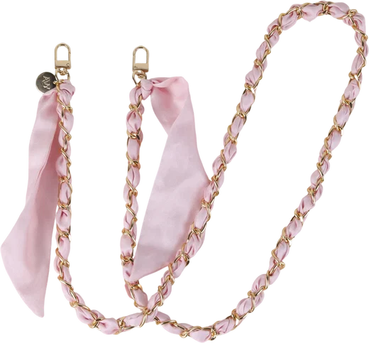 AVY Universeel Sjaal Crossbody Telefoonkoord (120CM) Bandana Pink afbeelding 7