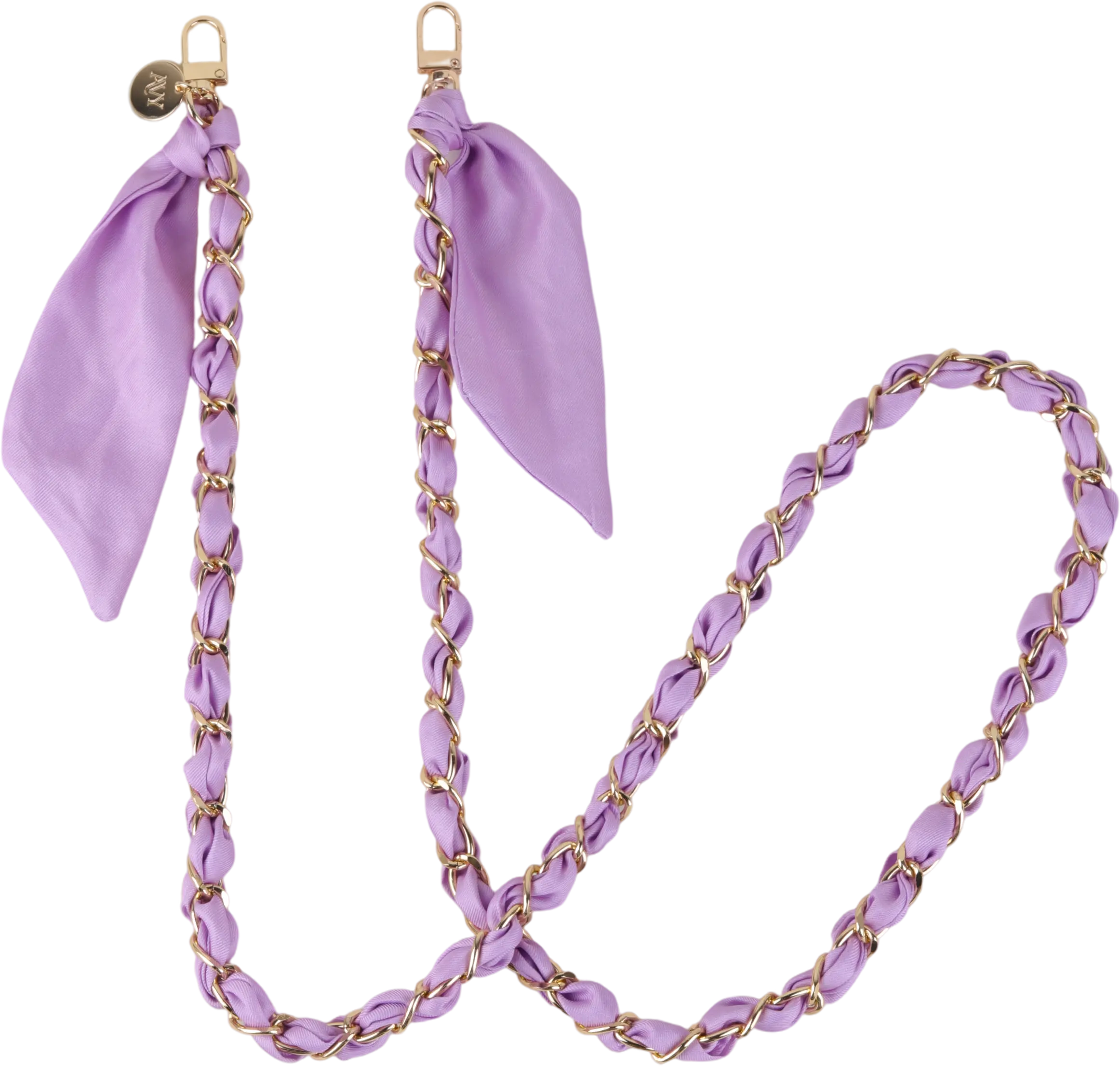AVY Universeel Sjaal Crossbody Telefoonkoord (120CM) Bandana Purple afbeelding 6