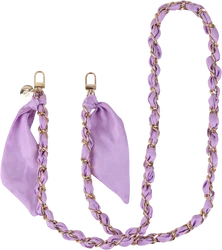 AVY Universeel Sjaal Crossbody Telefoonkoord (120CM) Bandana Purple afbeelding