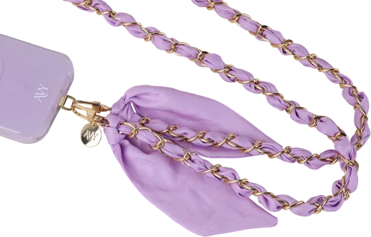 AVY Universeel Sjaal Crossbody Telefoonkoord (120CM) Bandana Purple afbeelding 10