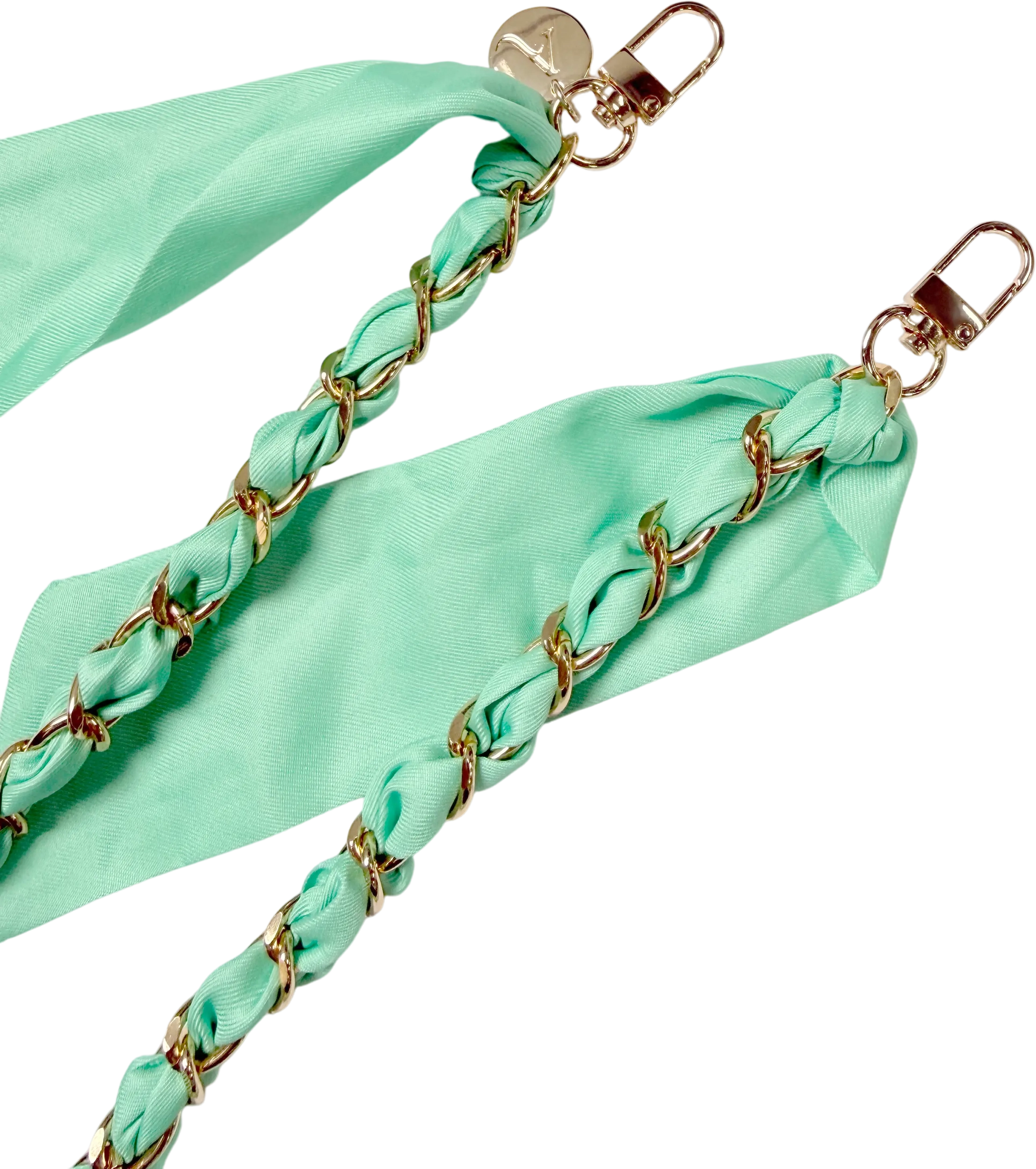 AVY Universeel Sjaal Crossbody Telefoonkoord (120CM) Bandana Matcha afbeelding 9