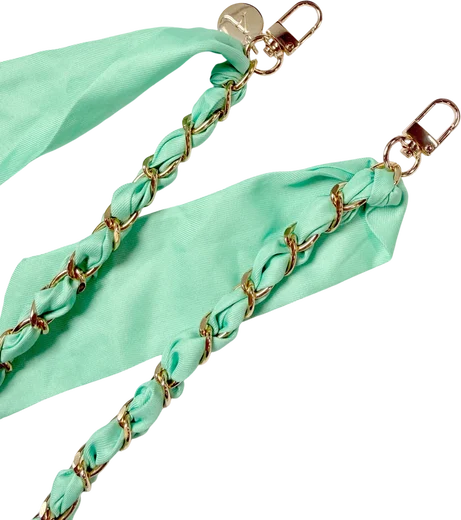 AVY Universeel Sjaal Crossbody Telefoonkoord (120CM) Bandana Matcha afbeelding 9