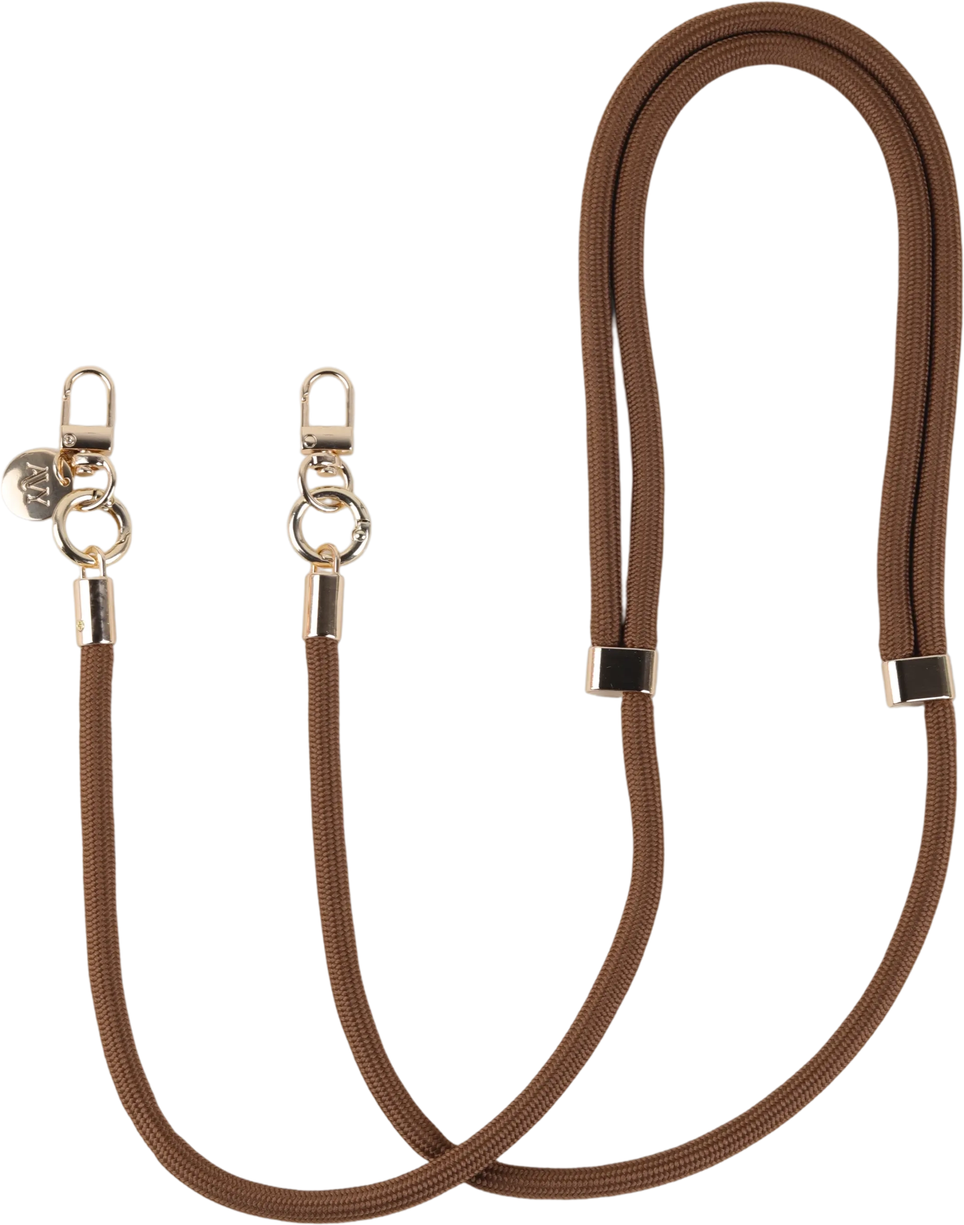 AVY Verstelbaar Crossbody Telefoonkoord / Telefoontouw (130CM) Tressé Brown afbeelding 1