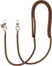 AVY Verstelbaar Crossbody Telefoonkoord / Telefoontouw (130CM) Tressé Brown afbeelding