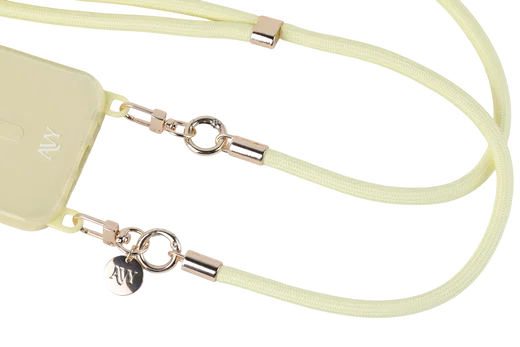 AVY Verstelbaar Crossbody Telefoonkoord / Telefoontouw (130CM) Tressé Yellow afbeelding 13