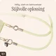 AVY Verstelbaar Crossbody Telefoonkoord / Telefoontouw (130CM) Tressé Yellow afbeelding 6