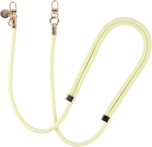 AVY Verstelbaar Crossbody Telefoonkoord / Telefoontouw (130CM) Tressé Yellow afbeelding 7