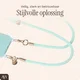 AVY Verstelbaar Crossbody Telefoonkoord / Telefoontouw (130CM) Tressé Matcha afbeelding 5