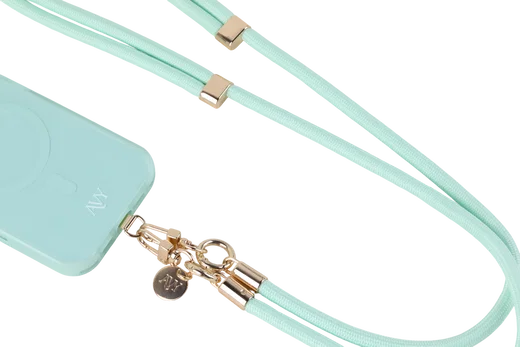 AVY Verstelbaar Crossbody Telefoonkoord / Telefoontouw (130CM) Tressé Matcha afbeelding 15