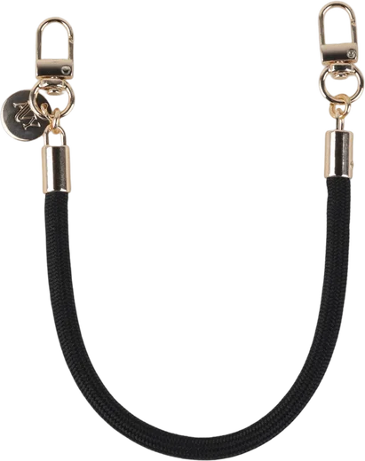 AVY Universeel Armband / Polsband Telefoonkoord Touw (32CM) Tressé Black afbeelding 1