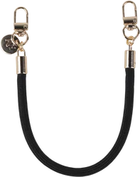 AVY Universeel Armband / Polsband Telefoonkoord Touw (32CM) Tressé Black afbeelding