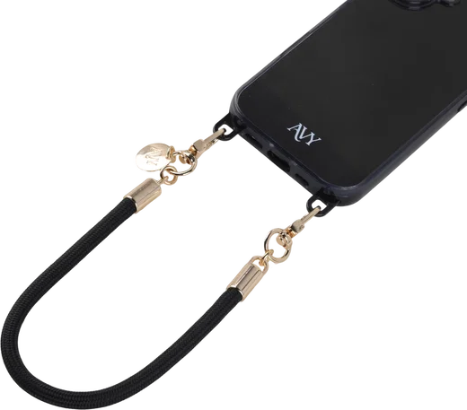 AVY Universeel Armband / Polsband Telefoonkoord Touw (32CM) Tressé Black afbeelding 12