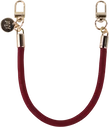 AVY Universeel Armband / Polsband Telefoonkoord Touw (32CM) Tressé Burgundy