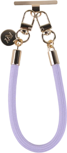 AVY Universeel Armband / Polsband Telefoonkoord Touw (32CM) Tressé Purple afbeelding 12