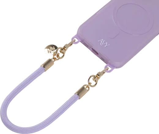 AVY Universeel Armband / Polsband Telefoonkoord Touw (32CM) Tressé Purple afbeelding 7
