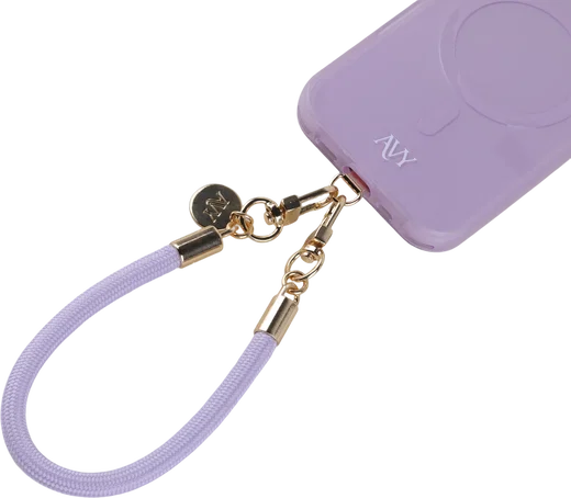 AVY Universeel Armband / Polsband Telefoonkoord Touw (32CM) Tressé Purple afbeelding 13