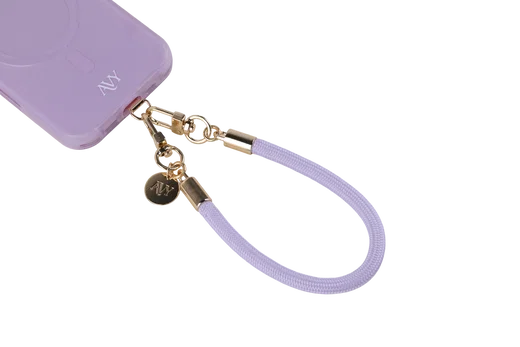 AVY Universeel Armband / Polsband Telefoonkoord Touw (32CM) Tressé Purple afbeelding 11